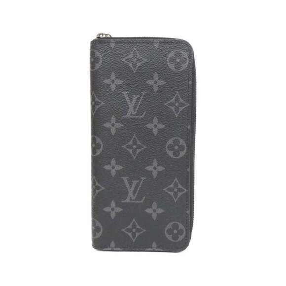 Louis Vuitton Monogram Eclipse Zippy Wallet Vertical M62295